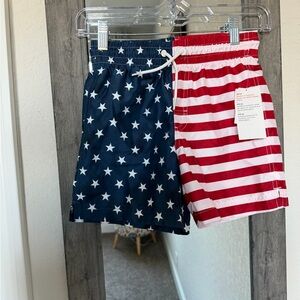 NWT! Old Navy Red and White Striped Shorts